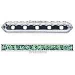 Dreamtime Crystal DC 77730 Rondelle Spacer Bars 5 Hole Erinite/Silver
